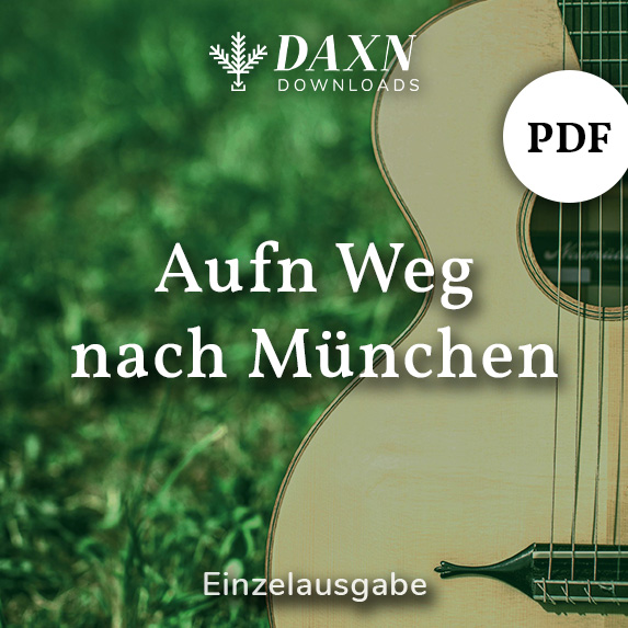 Aufn Weg nach München – Gitarre – PDF Noten