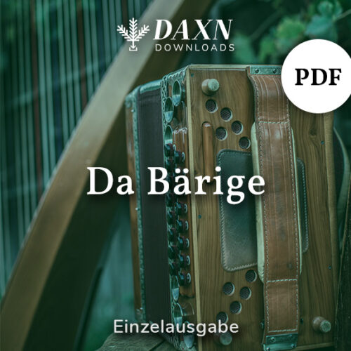 Da Bärige – Harmonika – PDF Noten