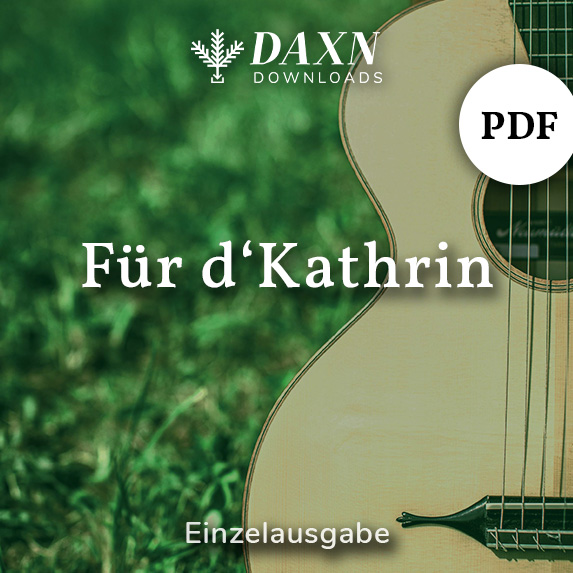 Für d’Kathrin – Gitarre – PDF Noten
