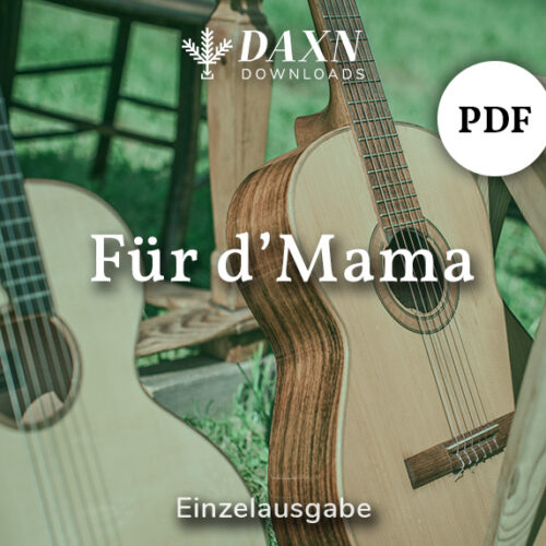 Für d’Mama – Gitarre – PDF Noten