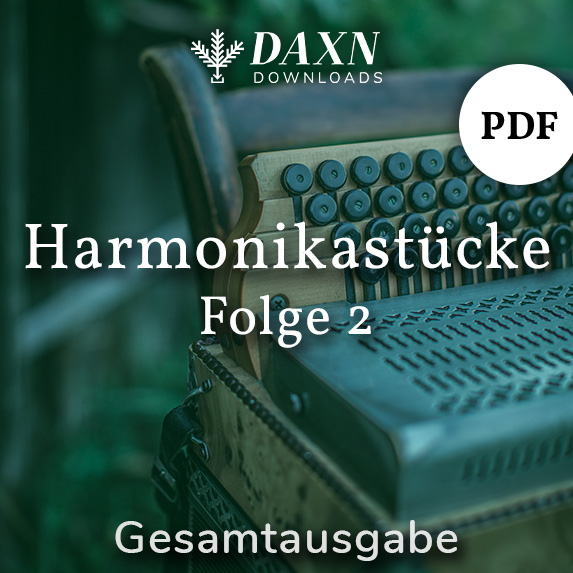 Harmonikastücke – Folge 2 – Gesamtausgabe – PDF Noten