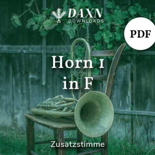 Für’s tiefe Blech – Zusatzstimme: Horn in F – PDF Noten