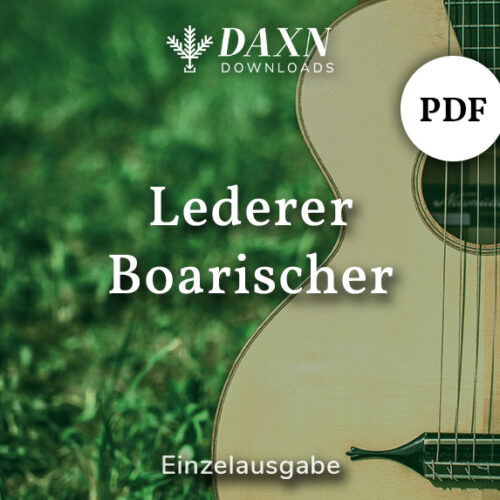 Lederer Boarischer – Gitarre – PDF Noten