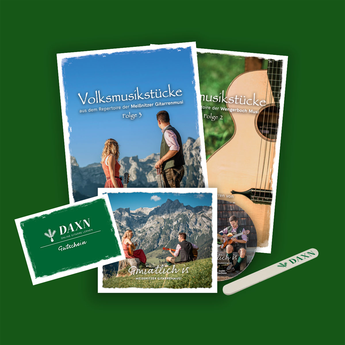 Gitarren-Packerl "Gmiatlich is"