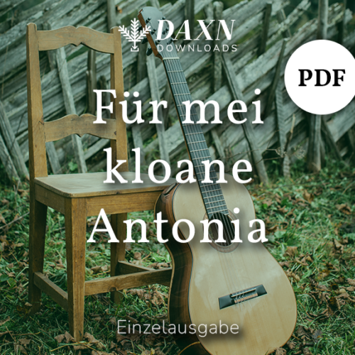 Für mei kloane Antonia – Gitarre – PDF Noten